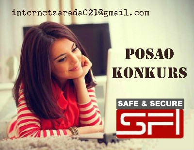 oglasi, SIGURAN INTERNET POSAO - Zarada od kue